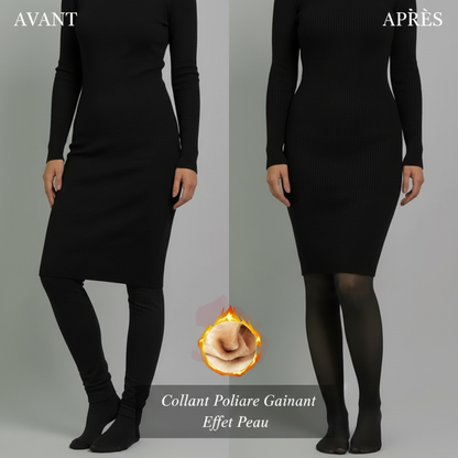 Collant Polaire Gainant (Effet Peau)